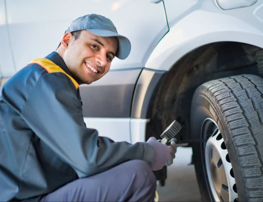 Servicio de batería y ruedas