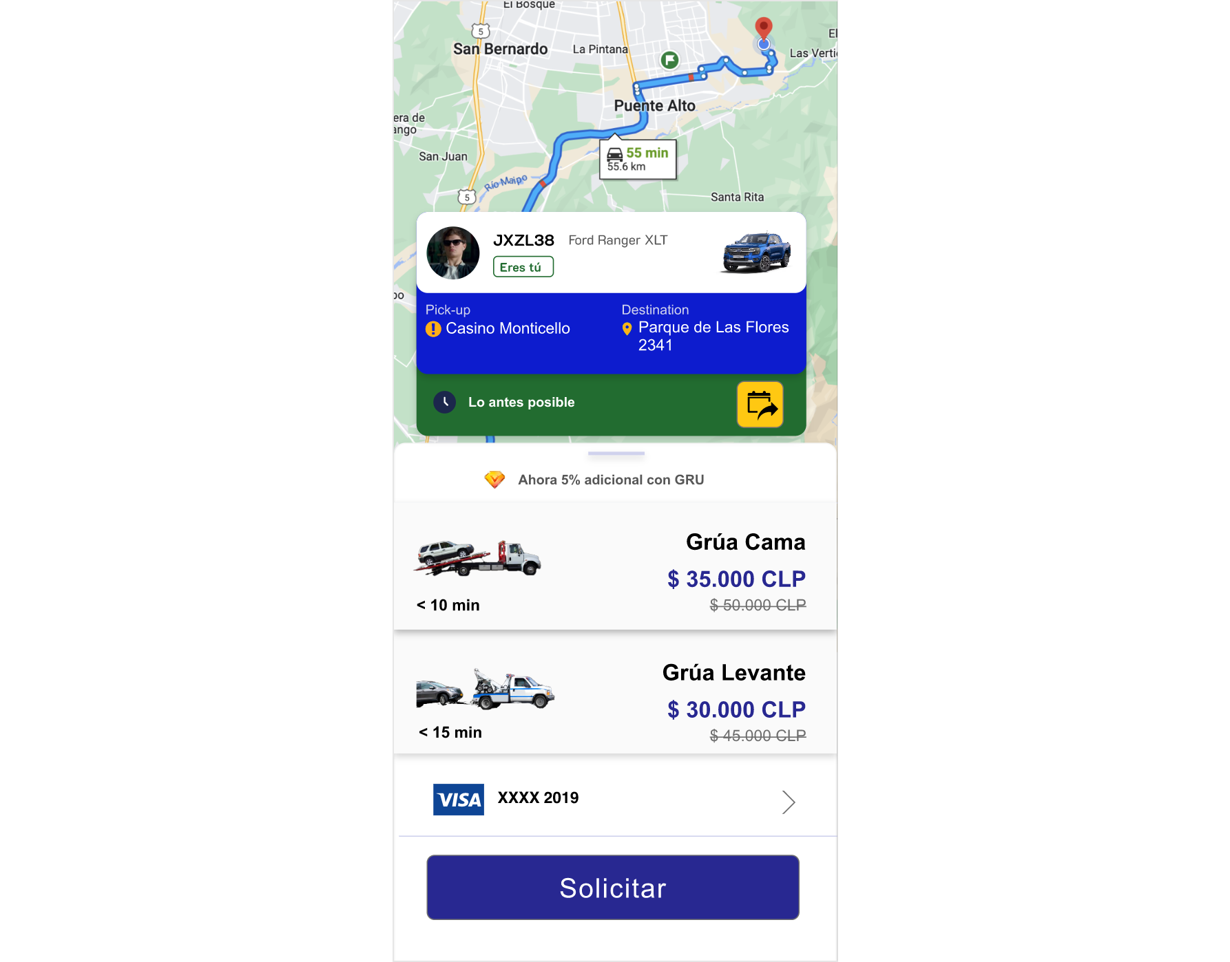 App Migruapp Pantalla